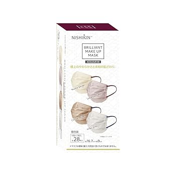 Amazon.co.jp: NISHIKIN BRILLIANT MAKE UP MASK プリーツ型バイ